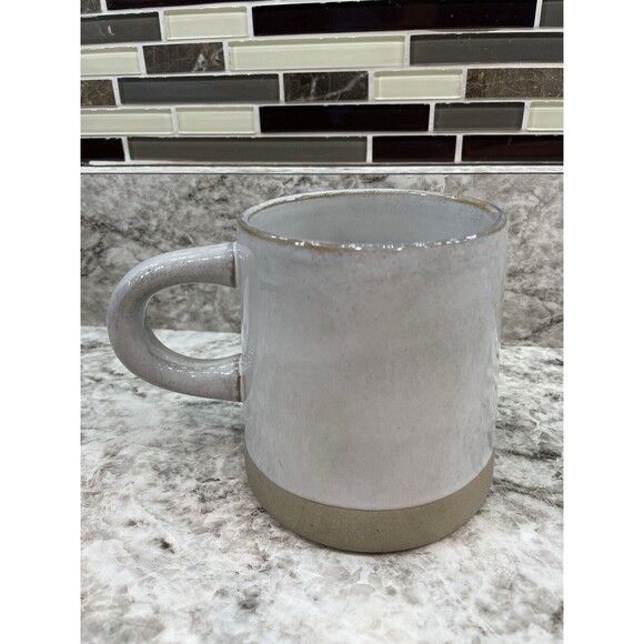 Hearth & Hand with Magnolia SEE THE GOOD Coffee Mug Cup Partial Glaze Stoneware - Picture 3 of 9